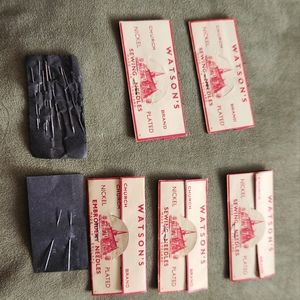 Watson's War Packs English Made Sewing Needles